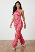 ENSEMBLE À MOTIF ROSE