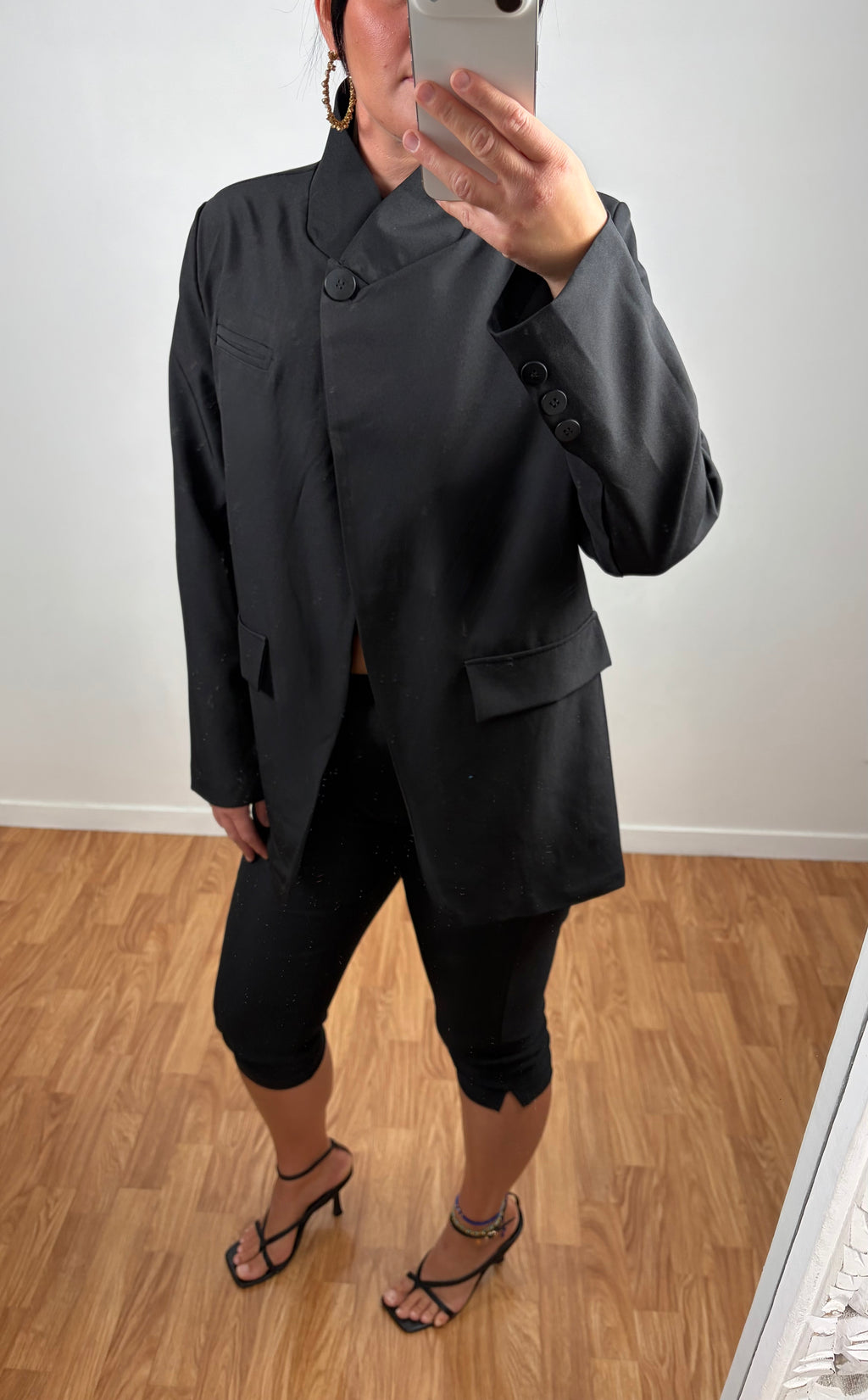 BLAZER NOIR CROISÉ