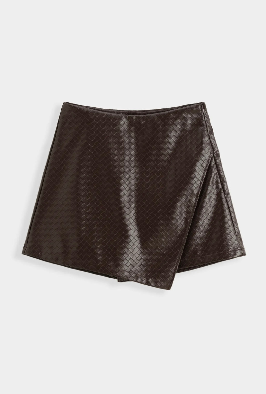 JUPE SHORT MARRON