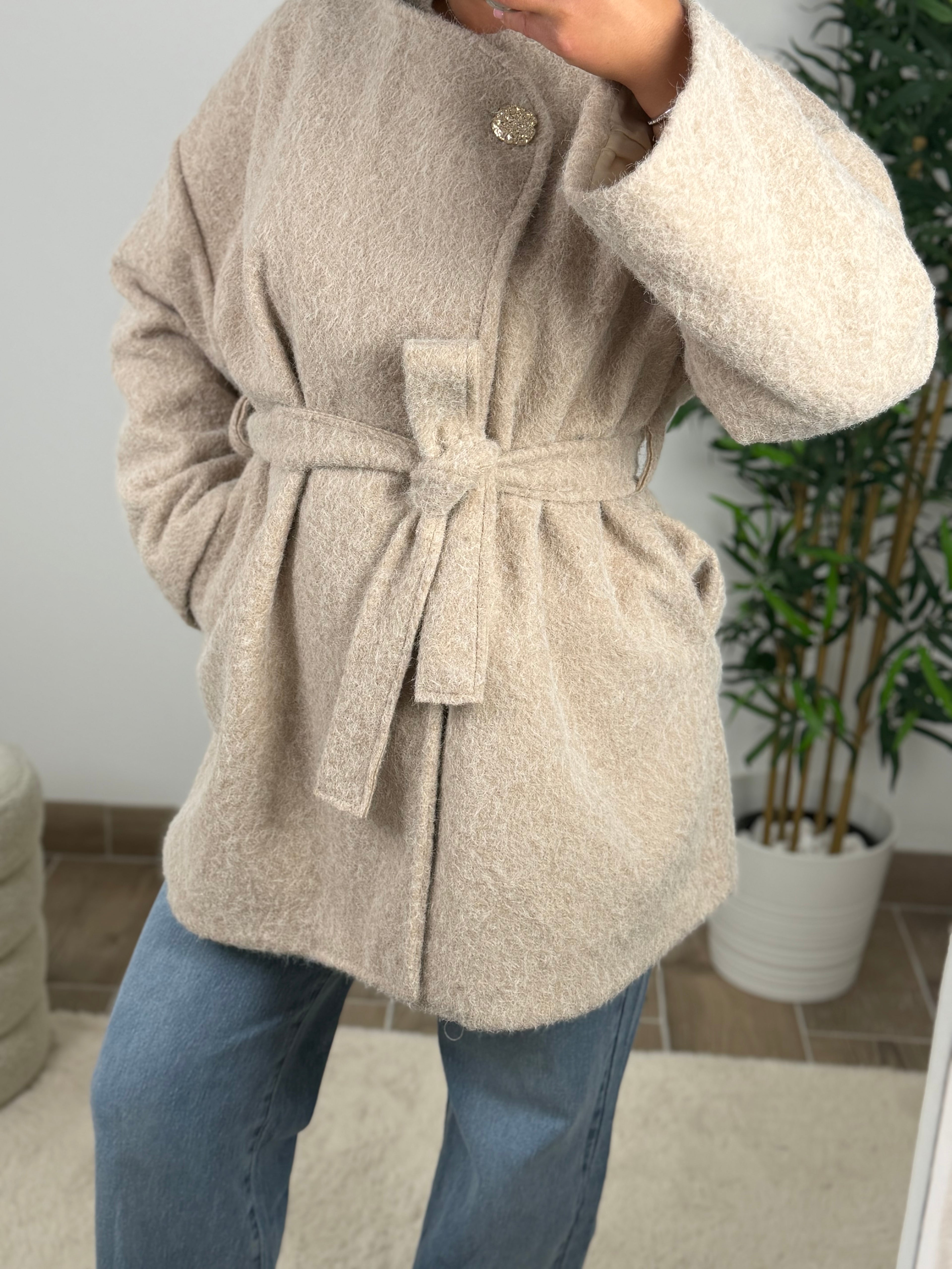 VESTE BEIGE SABRINA